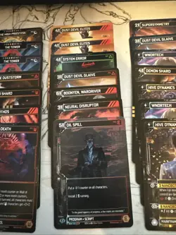 42 Card Neuroscape Kickstarter TCG Foil Rare Alt Art Starter Collection Lot - Image 4