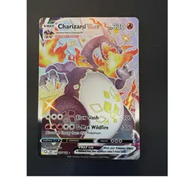 Charizard VMAX SV107/SV122 Shining Fates Shiny Vault Full Art Holo Rare Card - Image 1
