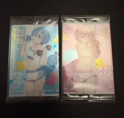 ReZero Rem Ram Wafers Trading Card Set of 2 Collectible - Image 1