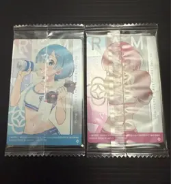 ReZero Rem Ram Wafers Trading Card Set of 2 Collectible - Image 2