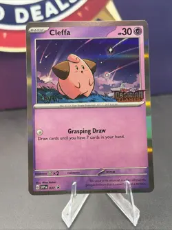 Cleffa - 037 (Prerelease) [Staff] 037 Sv: Scarlet & Violet Promo Cards Holo - Image 1