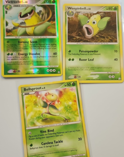 Pokemon TCG Card Lot - Bellsprout/Weepinbell/Victreebel, 3, Holo - Image 1