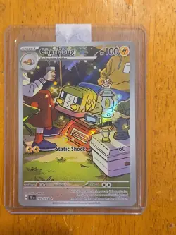 Charjabug 169/162 Sv05: Temporal Forces Holo Pokemon Card Near Mint - Image 1
