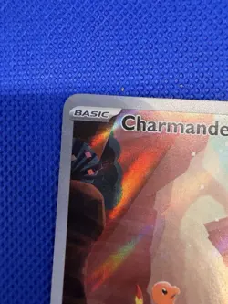 NM Charmander 168/165 Scarlet & Violet: 151 IR Holo Pokemon Card - Image 3