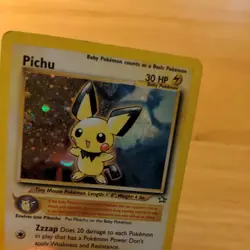 Pichu - 12/111 - Pokemon Neo Genesis Unlimited Holo Rare Card WOTC HP / DMG - Image 3