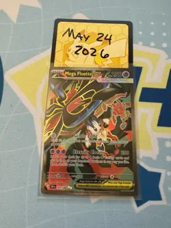 Pokemon Mega Floette ex Card 101/086 Mega Evolution Chaos Rising Full Art (A) NM - Image 1