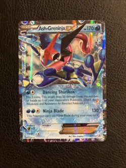 Pokemon Ash-Greninja EX XY133 Holo XY Promo Card - LP - Image 1