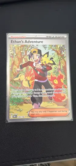 Ethan's Adventure SV10 Destined Rivals 236/182 Full Art Holo Ultra Rare EN - Image 1
