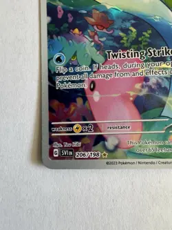 Pokemon TCG, SVI, Wiglett 206/198 Illustration Rare Holo English 50 HP - Image 5