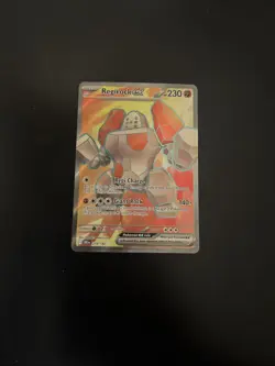 Pokemon TCG Regirock EX Full Art Ultra Rare Holo Card 214/182 Destined Rivals - Image 1