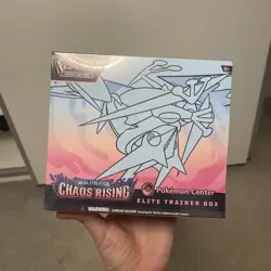 Pokemon Chaos Rising Pokemon Center ETB. Sealed Brand New, Small hole - Image 1