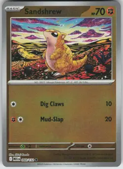 Pokemon Sandshrew Common ME01: Mega Evolution 068/132 NM - Image 1