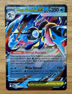 Pokemon Mega Greninja ex 022/086 Chaos Rising Double Rare Holo - NM/Mint - Image 1
