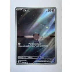 Cleffa 202/197 SV03 Obsidian Flames Illustration Rare Holo English 2023 - Image 1