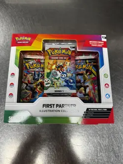 Pokemon TCG First Partner Illustration Collection Series 1 Box - Factory Sealed - Image 1