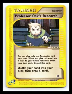 💥 Professor Oak's Research 149/165 Expedition Base Set Regular Pokemon Vintage - Image 1