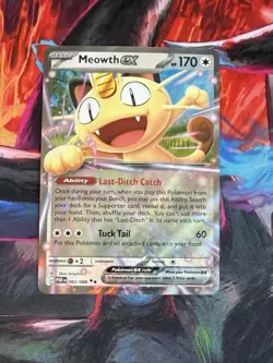 Meowth Ex 062/088 Me03: Perfect Order Pokemon TCG PACK FRESH - Image 1