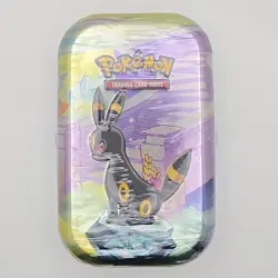 Pokemon Prismatic Evolutions Mini Tin x3 Umbreon Flareon Sealed - Image 5
