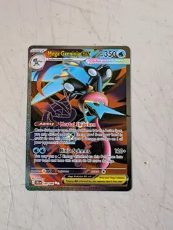 Pokemon TCG Chaos Rising 100 Mega Greninja ex Ultra Rare - Image 1