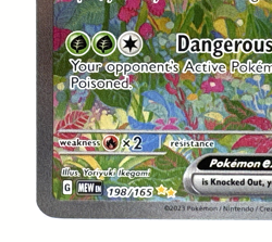 Pokemon TCG Venusaur ex 198/165 SIR Sav/Scarlet & Violet 151 - Image 4
