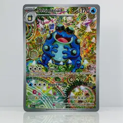 SEISMITOAD - 105/086 - Black Bolt - Illustration Rare - Pokemon TCG - Image 1