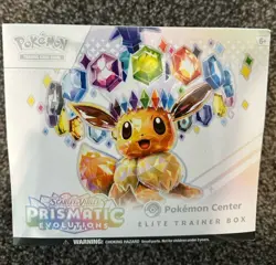 Pokemon TCG Prismatic Evolutions Pokemon Center Elite Trainer Box ETB Sealed - Image 1