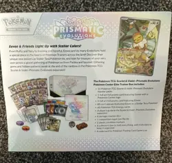 Pokemon TCG Prismatic Evolutions Pokemon Center Elite Trainer Box ETB Sealed - Image 2