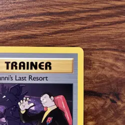 Pokemon TCG - Giovanni’s Last Resort 105/132 - 1ST EDITION RARE NM - Image 3