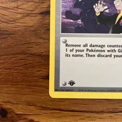 Pokemon TCG - Giovanni’s Last Resort 105/132 - 1ST EDITION RARE NM - Image 5