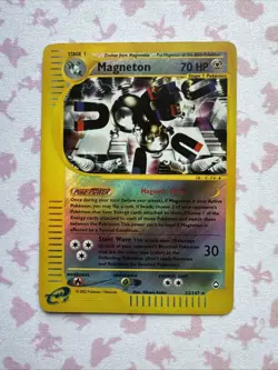 Pokemon Magneton H16/H32 Aquapolis Holo Rare 2002 e-Reader NM/LP+ - Image 1