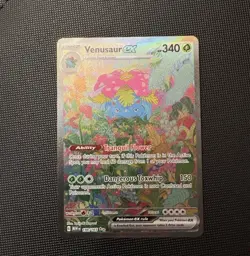Venusaur ex 198/165 SIR Pokemon 151 Special Illustration Rare Full Art - NM - Image 1
