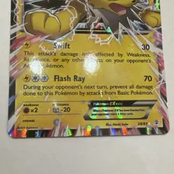 Pokemon Jolteon EX Holo Ultra Rare 28/83 Generations Basic 160 HP English 2016 - Image 3