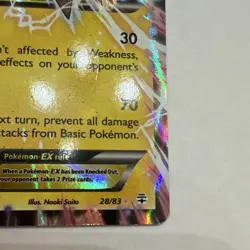 Pokemon Jolteon EX Holo Ultra Rare 28/83 Generations Basic 160 HP English 2016 - Image 5