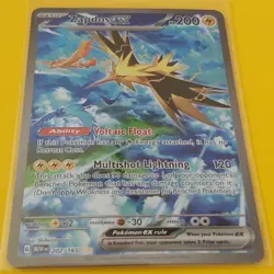 The Pokemon Company Pokemon TCG Zapdos ex 202/165 SV 151 SIR Full Art Holo EN - Image 1