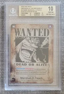 One Piece Marshall D. Teach OP09-093 Wanted Emperors in the New World English - Image 1