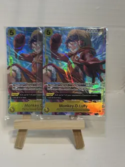 Bandai Monkey.D.Luffy OP07-109 SR Holo 500 Years Future 5 Cost 6000 - Image 3