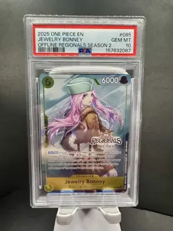 2025 One Piece Jewelry Bonney 25-26 Offline Regionals P-085 PSA 10 - Image 1