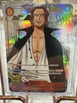 Shanks OP01-120 SEC Alt Art Romance Dawn One Piece CCG - Image 3