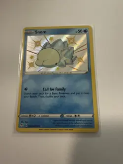 Pokemon TCG Card - Snom SV033/SV122 Shiny Vault Shining Fates - Near Mint - Image 1