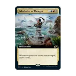 WOTC MtG Ikoria Lair of Behemot Whirlwind of Thought (Extended Art) (R) (F NM - Image 1