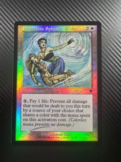 2000 MTG Invasion - PROTECTIVE SPHERE (Foil) - #26 - NM - Image 1