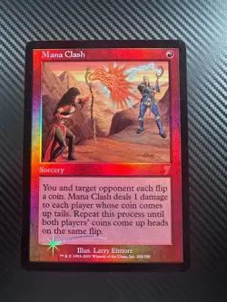 2001 MTG 7th Edition - MANA CLASH (Foil) - #202 - LP - Image 1