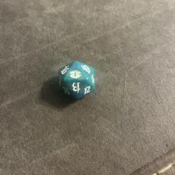 Future Sight Spindown Life Counter D20 Dice MTG Magic the Gathering Green - Image 1
