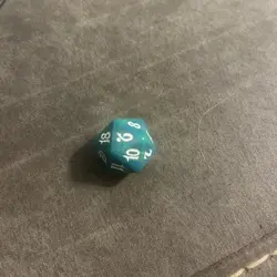 Future Sight Spindown Life Counter D20 Dice MTG Magic the Gathering Green - Image 2