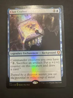 MTG Baldur's Gate *FOIL* M Clan Crafter #651 - Image 1