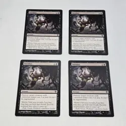 MTG Playset Lot Smother LP Worldwake Magic the Gathering Light Play 4X - Image 2