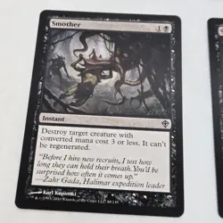 MTG Playset Lot Smother LP Worldwake Magic the Gathering Light Play 4X - Image 5