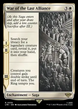 War of the Last Alliance - Foil LTR LP MTG - Image 1