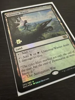 MTG - Llanowar Wastes - The Brothers' War Promo Foil (264) 2022 - Image 3