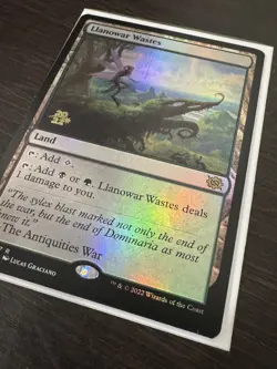 MTG - Llanowar Wastes - The Brothers' War Promo Foil (264) 2022 - Image 4